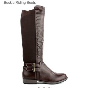 Bamboo Montana Brown Riding Boots